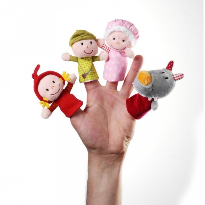 Marionnettes Chaperon Rouge pour enfants dès 3 ans